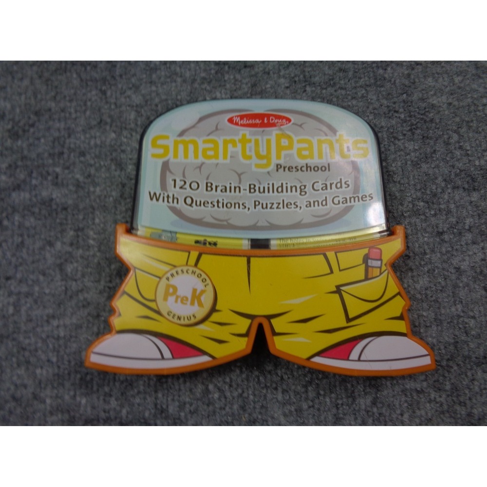 Melissa & Doug Smarty Pants Preschool Brain Building Cards Questions Puzzles
